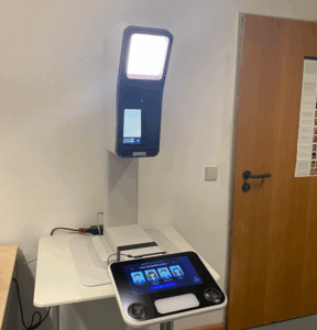 Biometrisches Lichtbild im Bürgerbüro mit Point-ID-Gerät